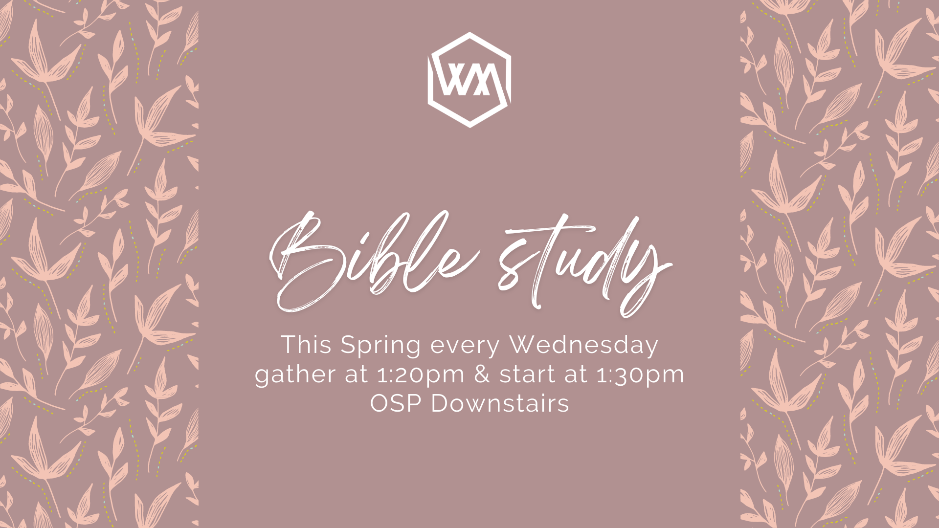 Wesleyan Bible Study this Spring