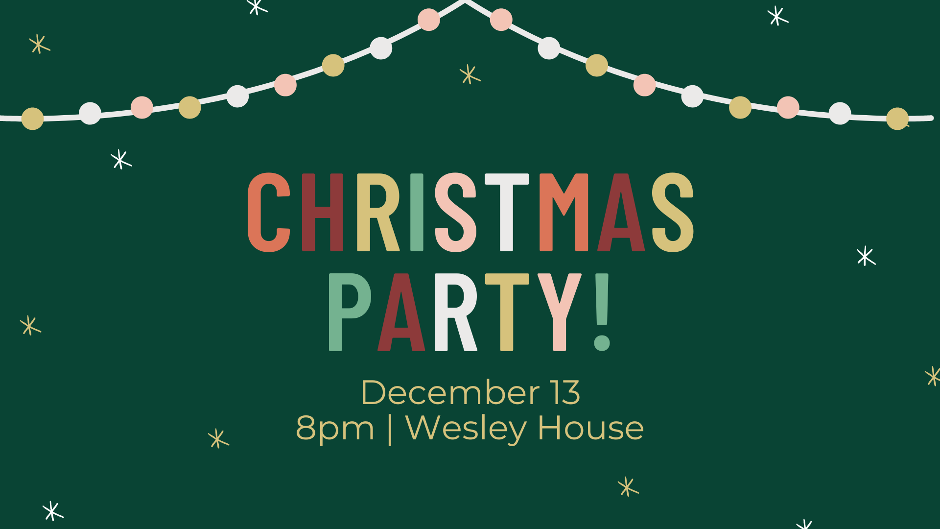 Annual Wesley Christmas Party